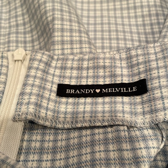 Cute blue/gray plaid girls skirt! - Picture 4 of 4